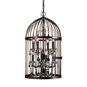 Подвесная люстра BIRD CAGE CH008-8-ABG-CRS