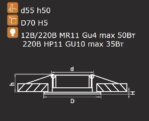 Точечный светильник Lega 11 011052