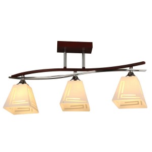 Потолочная люстра  MD.3139-3-S WENGE+CH