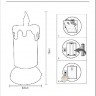 Интерьерная настольная лампа Candlelight 23304