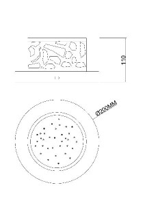 Потолочная люстра Potti 49367-12D