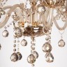 Подвесная люстра Diamond 10052/8 золото/тонированный хрусталь Strotskis