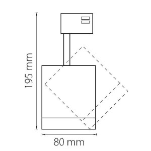 Трековый светильник Canno 301294