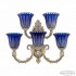 Бра 7109 7109B16/3+2/210 GW P2 U Clear-Blue/H-1K