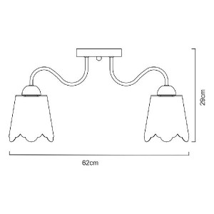 Потолочная люстра Julia A2032PL-5WG