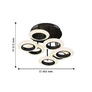 Потолочная люстра Annuli 2418-7U