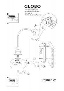Бра Nostalgika 6900-1W