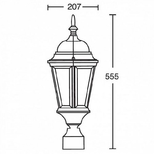 Плафон  91403L Bl
