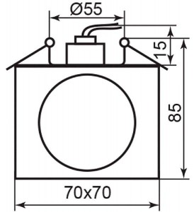 Точечный светильник 18791