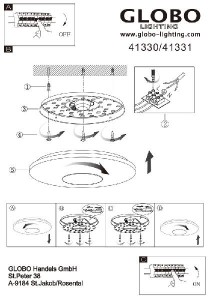 Настенно-потолочный светильник Augustus 41330