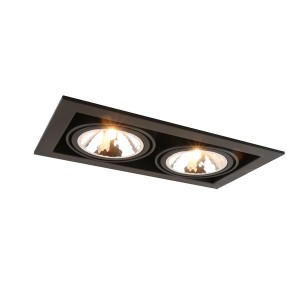 Точечный светильник Cardani Semplice A5949PL-2BK