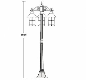 Наземный фонарь 81508 В Gb
