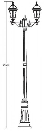 Наземный фонарь  95209S A Gb