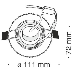 Точечный светильник Metal Modern DL295-5-3W-WC