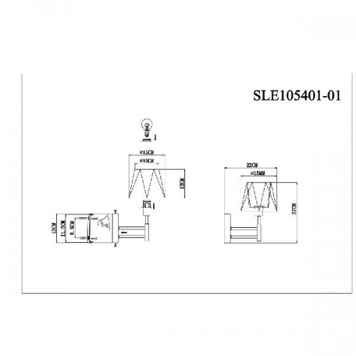 Бра Lagoro SLE105401-01