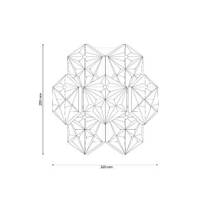 Настенный светильник Rumba Rumba W1070.2 chrome