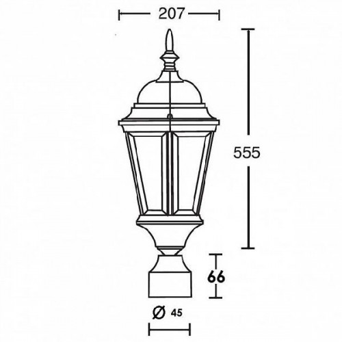 Плафон  91403L Gb