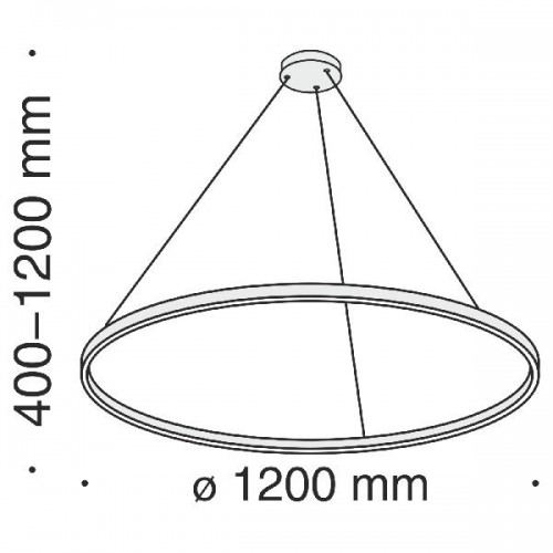 Подвесной светильник Rim MOD058PL-L65BS4K