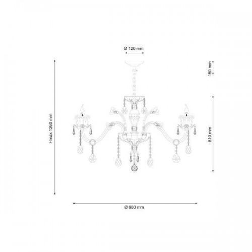 Подвесная люстра Ashanti Ashanti 1250.10 blu