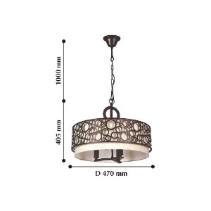 Подвесная люстра Bungalou 1146-3P