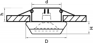 Точечный светильник FRITELLA 002700