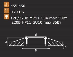 Точечный светильник Lega 11 011059