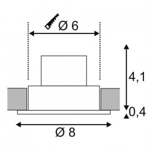 Точечный светильник Patta 114426