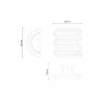 Настенный светильник Rumba Rumba W1072.4 chrome