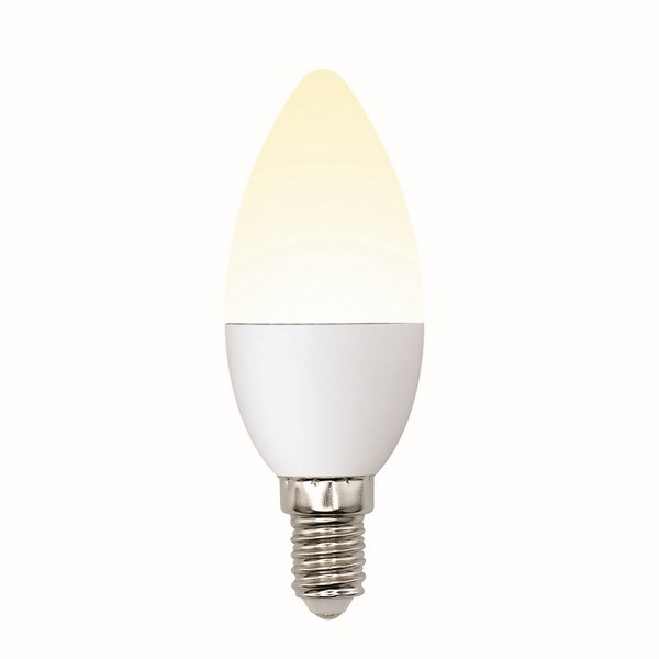 Лампочка светодиодная LED-C37-6W/WW/E14/FR/MB PLM11WH картон Лампочка светодиодная LED-C37-6W/WW/E14/FR/MB PLM11WH картон