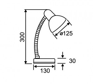 Офисная настольная лампа Carbon 24893