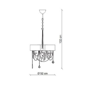 Подвесная люстра 1045