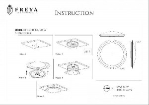 Потолочный светильник Glory FR6441-CL-30-W