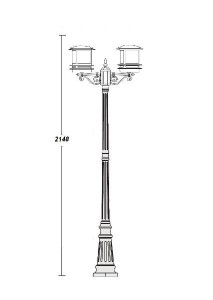 Наземный фонарь 68309 A Bl