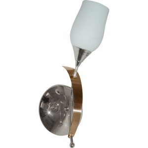 Бра BX-0808 BX-0808/1B матовый хром+французское золото