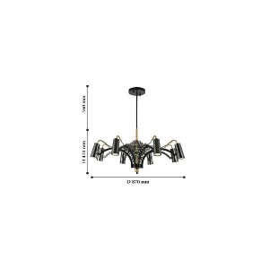 Потолочная люстра Fabia 2300-8P
