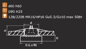 Точечный светильник LEI 006110