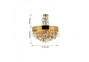 Подвесная люстра Leporem 2207-6P