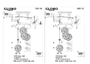 Потолочная люстра New Design 5662-4D