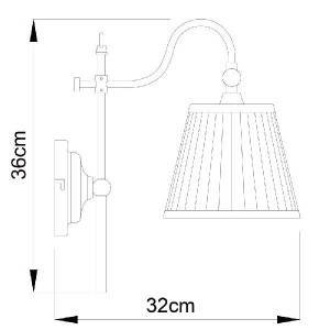 Бра Seville A1509AP-1PB