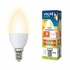 Лампочка светодиодная  LED-C37-6W/WW/E14/FR/O картон