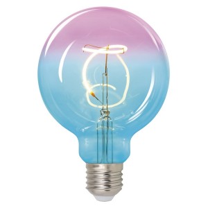 Лампочка светодиодная  LED-SF01-4W/SOHO/E27/CW BLUE/WINE GLS77TR