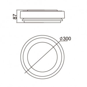 Потолочный светильник уличный 3351