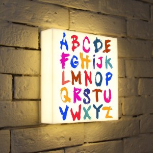 Лайтбокс Alphabet 25-25-d-004
