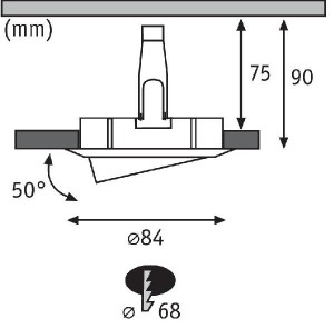 Точечный светильник 93650