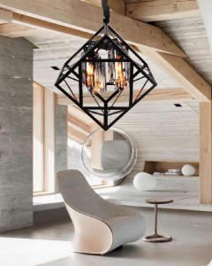 Подвесной светильник Brutte LDP 11339-4 BK