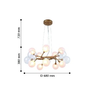 Подвесная люстра Babylon 2515-10P