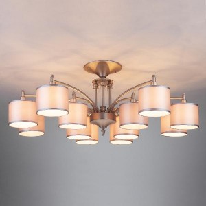 Потолочная люстра Adagio 60080/12 сатин-никель