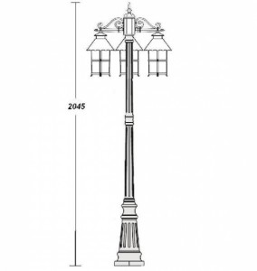 Наземный фонарь 81509 В Gb