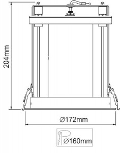 Точечный светильник Luna 565259