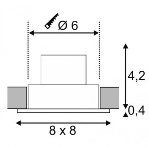 Точечный светильник Patta 114431